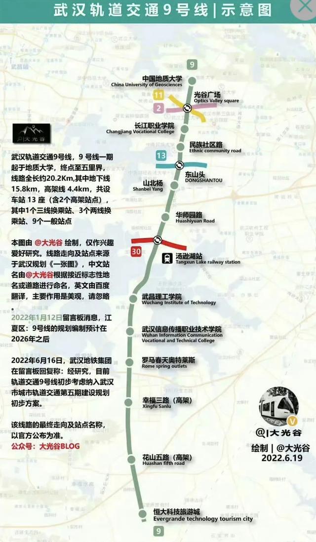 武漢地鐵9號線最新進展消息更新